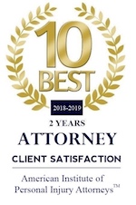 10 Best Attorney - 2 years - personal injury
